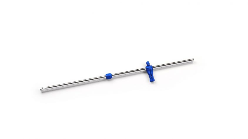 Telescopic poles for indoor – 1 figure