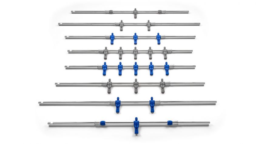 COMPLETE SET OF STRAIGHT THROUGH POLES FOR OUTDOOR