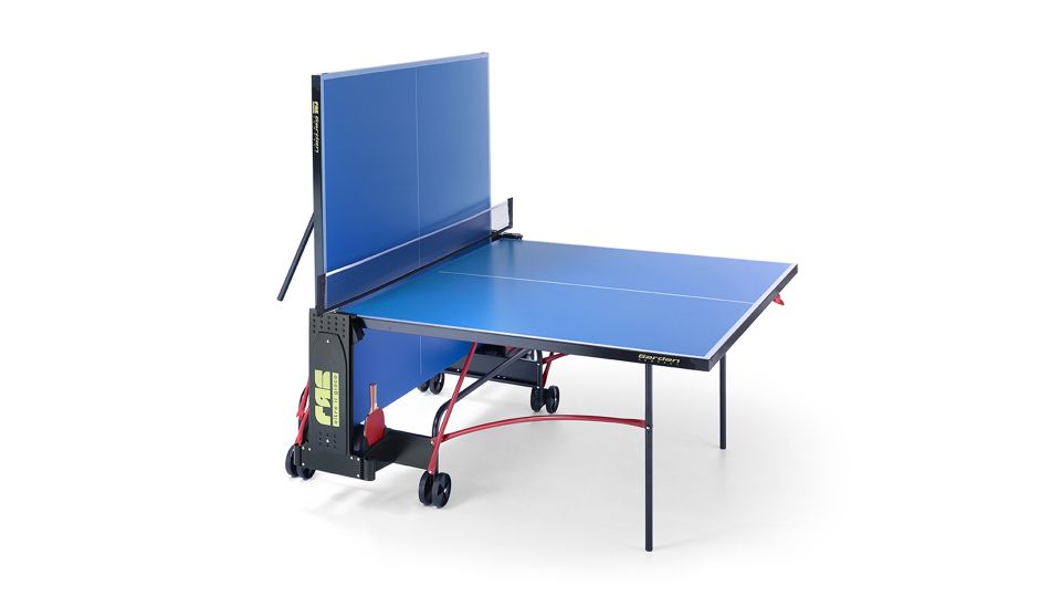Mini table de ping-pong pliable pour l'intérieur et le jardin - Résistant  aux intempéries - 152 x 76 x 76 cm